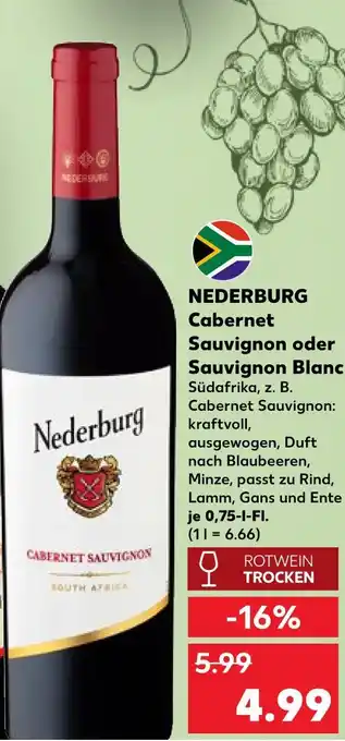 Kaufland Nederburg cabernet sauvignon Angebot