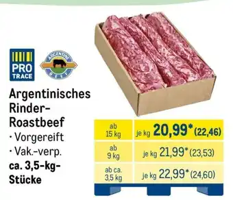 METRO Argentinisches Rinder- Roastbeef Angebot