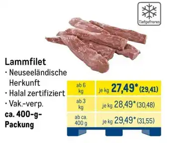 METRO Lammfilet Angebot