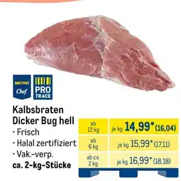 METRO Kalbsbraten Dicker Bug hell Angebot