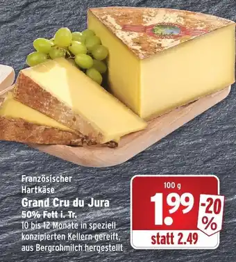 Wasgau Französischer Hartkäse Grand Cru du Jura 100g Angebot