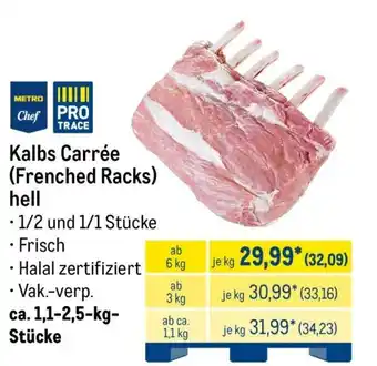 METRO Kalbs Carrée (Frenched Racks) hell Angebot