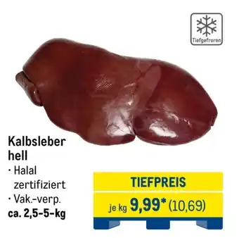 METRO Kalbsleber hell Angebot