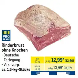 METRO Rinderbrust ohne Knochen Angebot