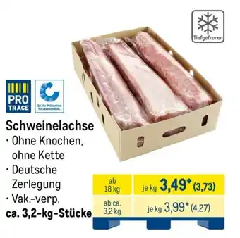 METRO Schweinelachse Angebot