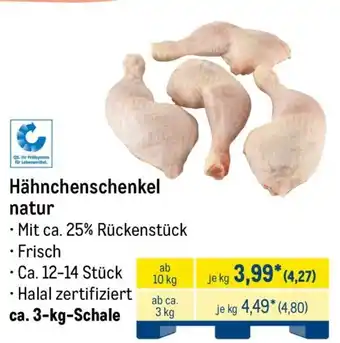 METRO Hähnchenschenkel natur Angebot