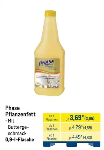 METRO Phase Pflanzenfett Angebot
