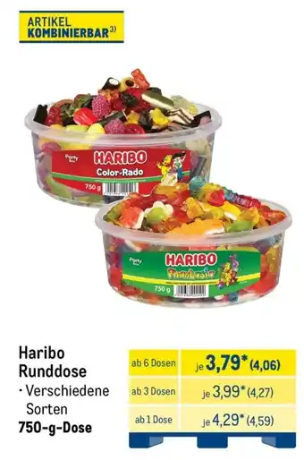 METRO Haribo Runddose Angebot