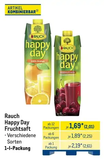 METRO RAUCH Happy Day Fruchtsaft Angebot