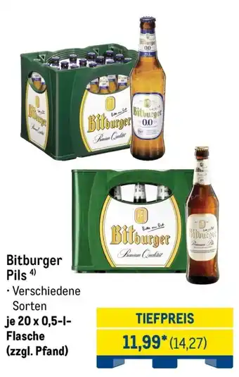 METRO Bitburger Pils Angebot