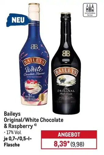 METRO Baileys Original/White Chocolate & Raspberry Angebot