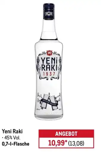 METRO Yeni Raki Angebot