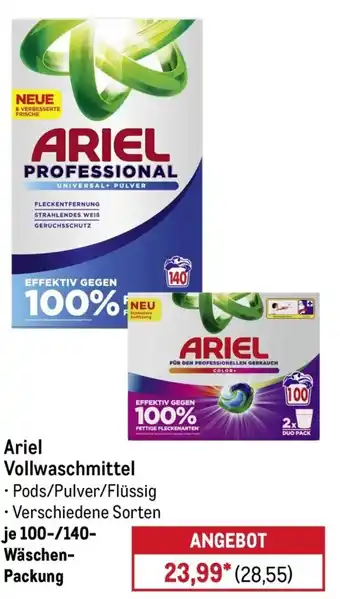 METRO ARIEL Vollwaschmittel Angebot