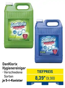 METRO DanKlorix Hygienereiniger Angebot