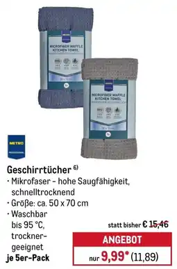 METRO METRO PROFESSIONAL Geschirrtücher Angebot