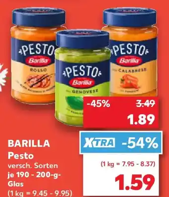 Kaufland BARILLA Pesto Angebot