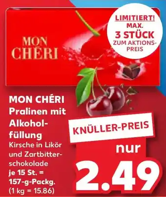 Kaufland MON CHÉRI Pralinen mit Alkoholfüllung Angebot