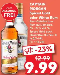 Kaufland CAPTAIN MORGAN Spiced Gold oder White Rum Rum Angebot
