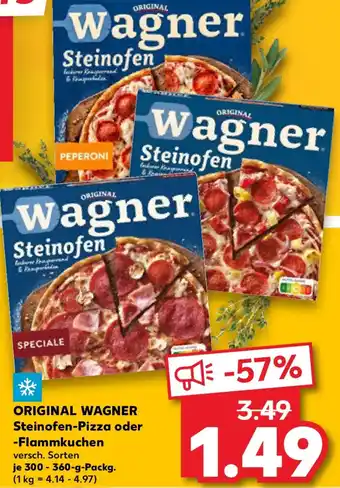 Kaufland ORIGINAL WAGNER Steinofen-Pizza oder -Flammkuchen Angebot