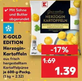 Kaufland K-GOLD EDITION Herzogin- Kartoffeln Angebot
