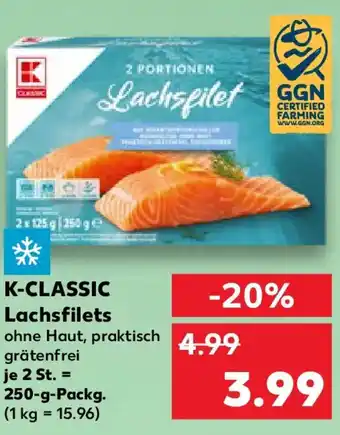Kaufland K-CLASSIC Lachsfilets Angebot
