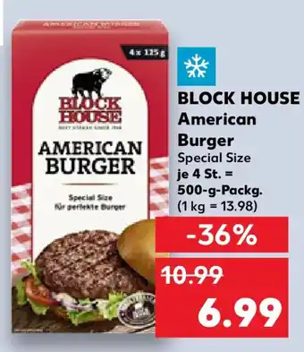 Kaufland BLOCK HOUSE American Burger Angebot