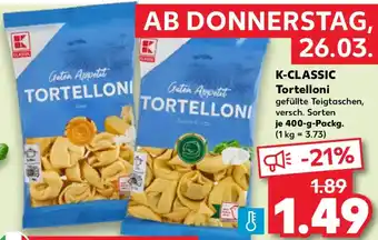Kaufland K-CLASSIC Tortelloni Angebot