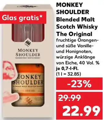 Kaufland MONKEY SHOULDER Blended Malt Scotch Whisky The Original Angebot
