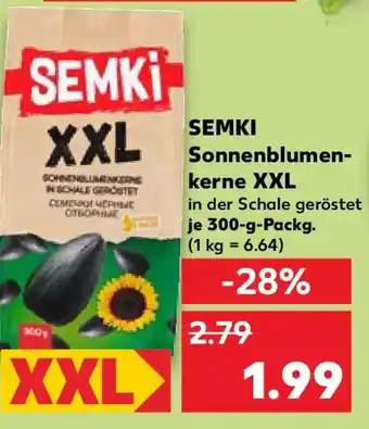 Kaufland SEMKI Sonnenblumenkerne XXL Angebot