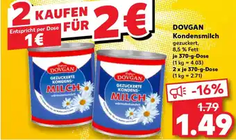 Kaufland DOVGAN Kondensmilch Angebot