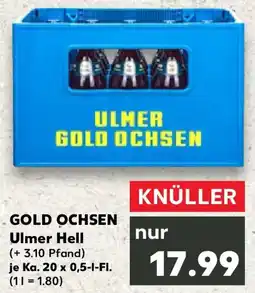Kaufland GOLD OCHSEN Ulmer Hell Angebot