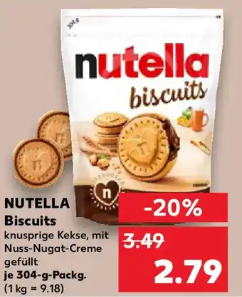 Kaufland NUTELLA Biscuits Angebot