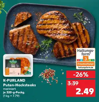 Kaufland K-PURLAND Puten-Hacksteaks Angebot