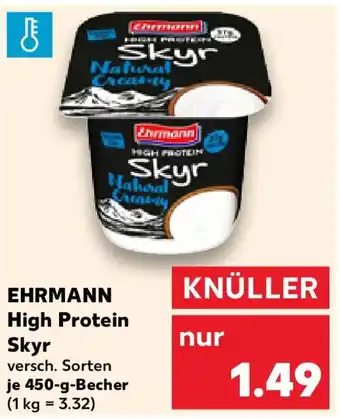 Kaufland EHRMANN High Protein Skyr Angebot