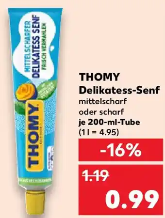 Kaufland THOMY Delikatess-Senf Angebot