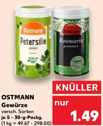 Kaufland OSTMANN Gewürze Angebot