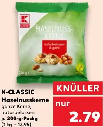 Kaufland K-CLASSIC Haselnusskerne Angebot