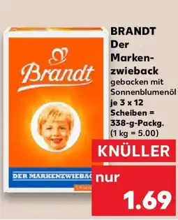Kaufland BRANDT Der Marken- Brandt zwieback Angebot
