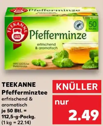Kaufland TEEKANNE Pfefferminztee Angebot
