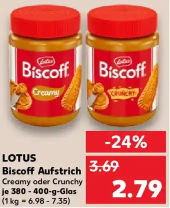 Kaufland LOTUS Biscoff Aufstrich Angebot