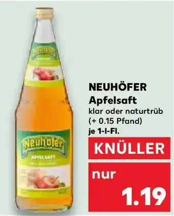 Kaufland NEUHÖFER Apfelsaft Angebot
