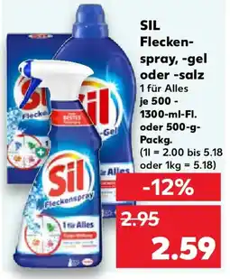 Kaufland SIL Fleckenspray, -gel oder -salz Angebot