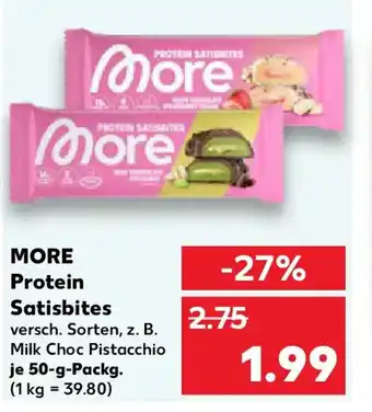 Kaufland MORE Protein Satisbites Angebot