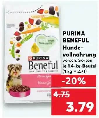 Kaufland PURINA BENEFUL Hundevollnahrung Angebot