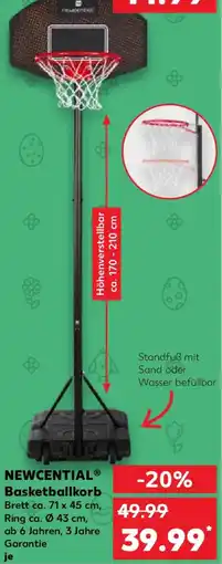 Kaufland NEWCENTIAL Basketballkorb Angebot