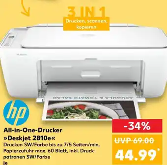 Kaufland hp All-in-One-Drucker Deskjet 2810e Angebot