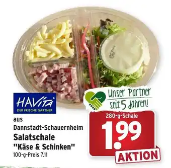 Wasgau Havita Salatschale "Käse & Schinken" 280g Angebot