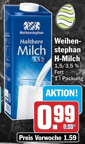HIT Weihenstephan H-Milch Angebot