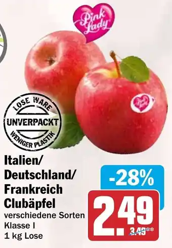 HIT Italien/ Deutschland/ Frankreich Clubäpfel Angebot