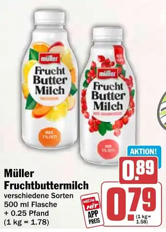 HIT Müller Fruchtbuttermilch Angebot